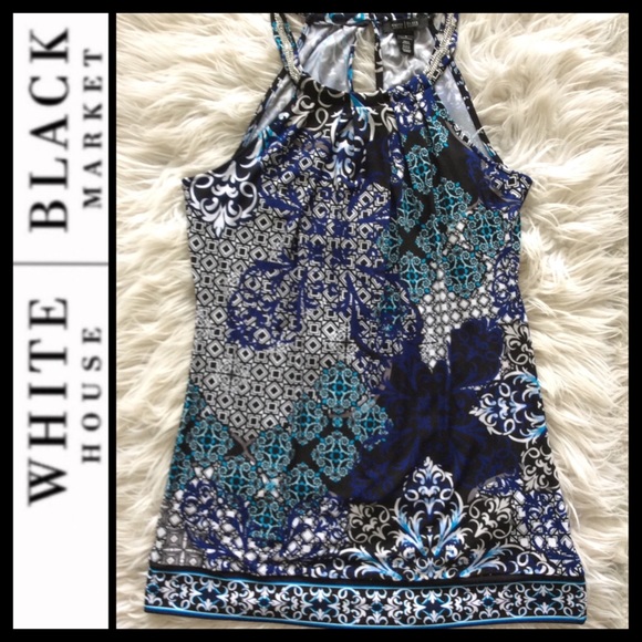 WHBM Printed Chain Detail Tunic - Picture 5 of 8